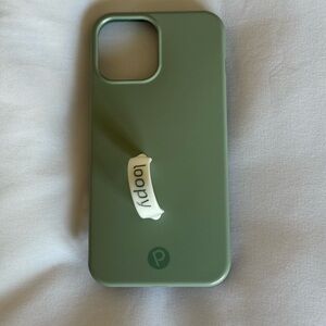 Loopy Case Green Silicone iPhone Case